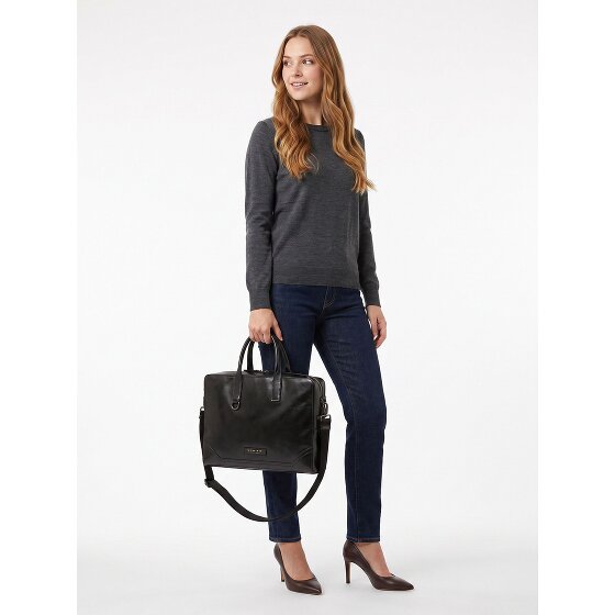 The Bridge Matteo Attaché-case Cuir véritable 38 cm Compartiment ordinateur