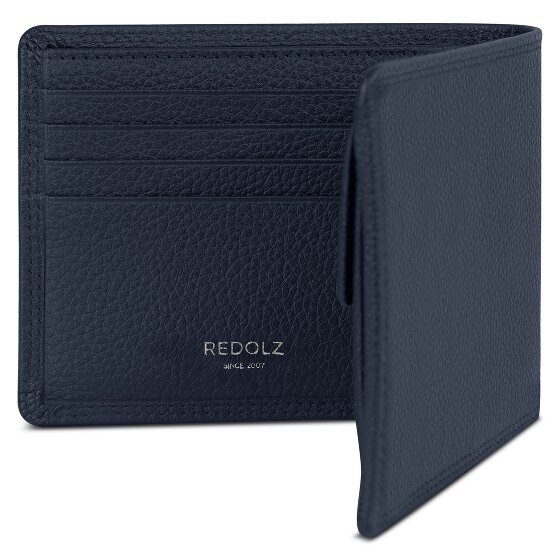 Redolz Leather Essentials QF Porte-monnaie en cuir RFID 11,5 cm