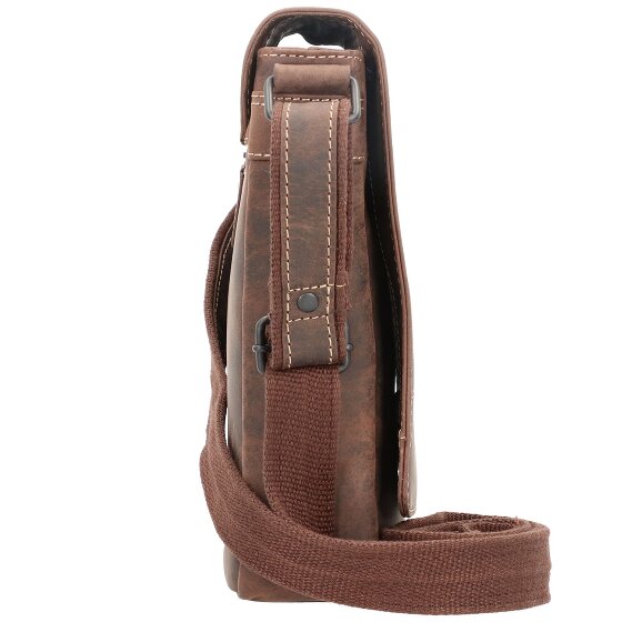 Jack Kinsky Baltimore 3 Sac à bandoulière en cuir 19 cm