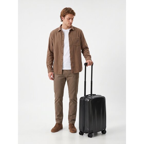 Police New York 4 roues Valise cabine S 54 cm avec soufflet d'extension