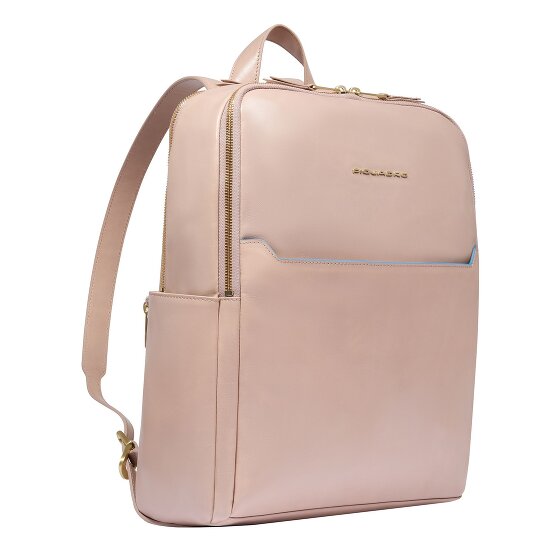 Piquadro Blue Square Daypack Protection RFID Cuir 37 cm Compartiment pour ordinateur portable