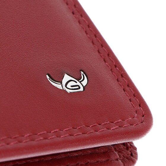 Golden Head Polo Porte-monnaie Protection RFID Cuir véritable 11 cm