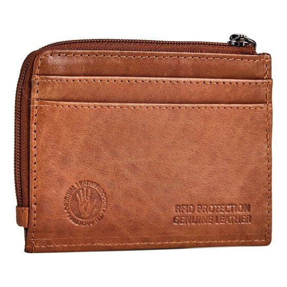 Greenburry Newport Étui pour cartes de crédit Protection RFID Cuir véritable 10.5 cm