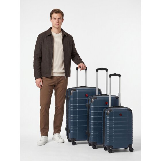 Wenger Amplar Evo 4 roues Set de valises 3 pièces avec soufflet d'extension