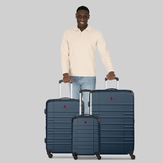 Wenger Amplar Evo 4 roulettes Set de valises 3 pièces avec soufflet d'extension