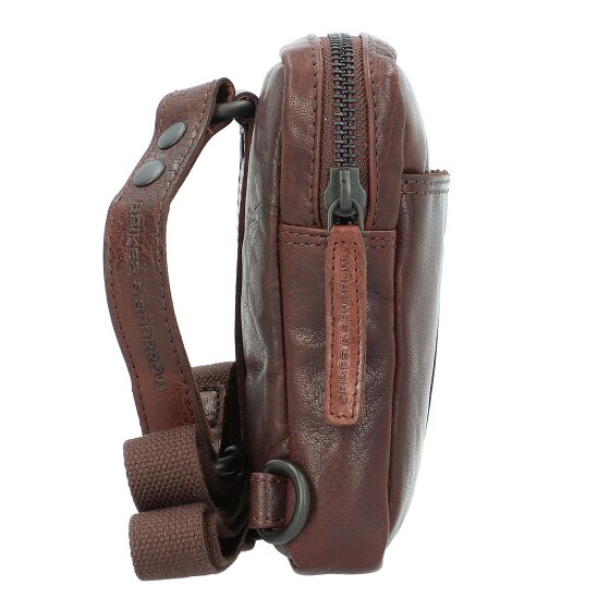 Spikes & Sparrow Sac à bandoulière Bronco en cuir 13 cm