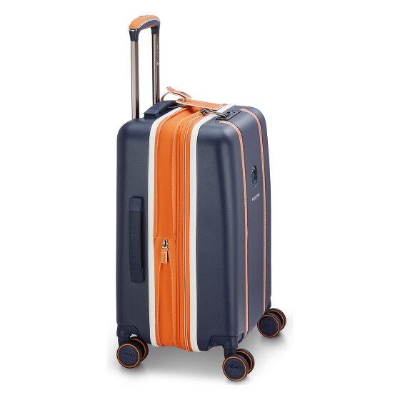 Delsey Paris Cadence 4 roulettes Trolley de cabine 55 cm avec soufflet d'extension