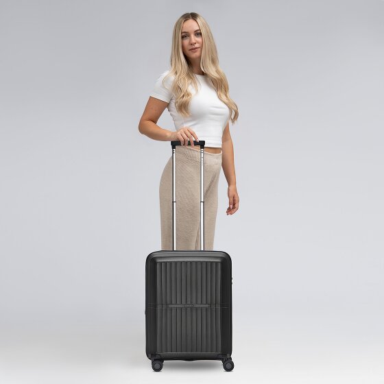 Pactastic Collection 01 4 roulettes Trolley de cabine S 55 cm avec soufflet d'extension