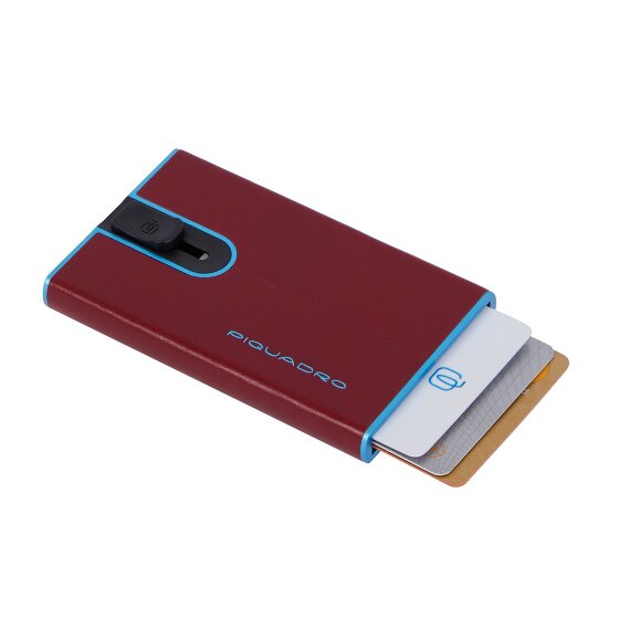 Piquadro Black Square Étui pour cartes de crédit Protection RFID Cuir 6 cm