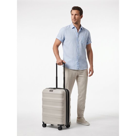 Redolz Pro PP 4 roues Valise cabine 55 cm '"avec soufflet d''extension"'