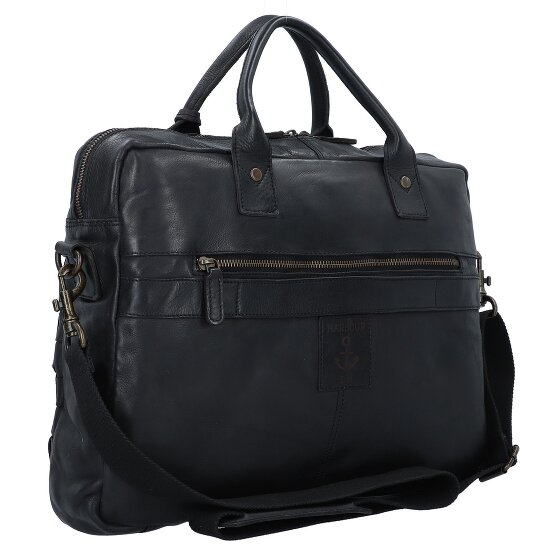 Harbour 2nd Urban Poets Blaise Attaché-case Cuir véritable 40 cm Compartiment ordinateur