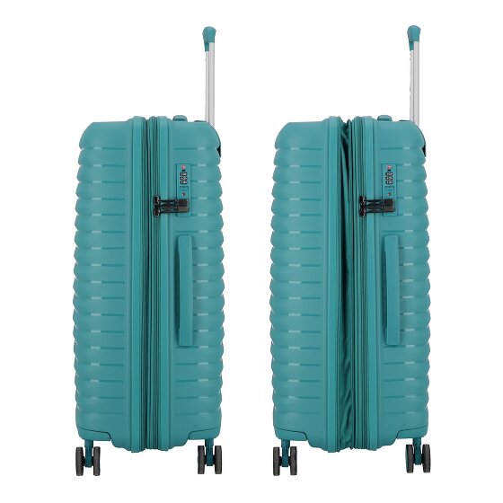 d&n Travel Line 4500 4 roulettes Set de valises 3 pièces avec soufflet d'extension