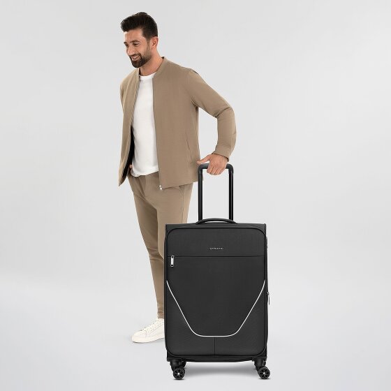 Stratic taska 4 roues trolley M 65 cm avec soufflet d'extension