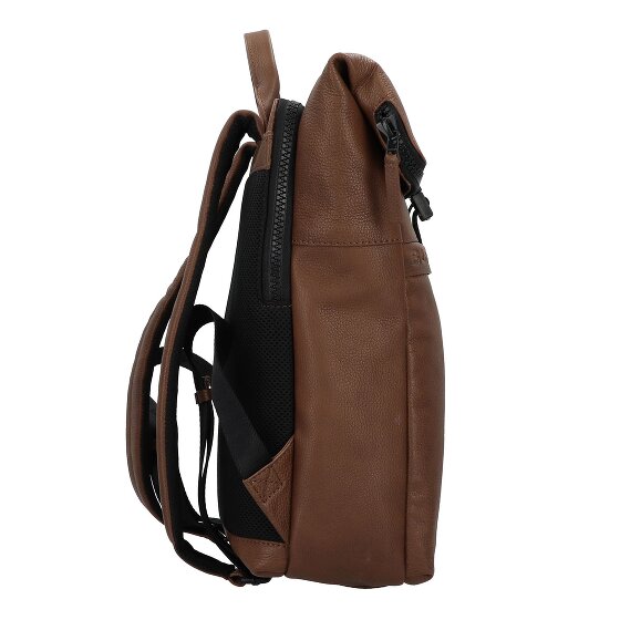 Burkely Minimal Mason Daypack Cuir véritable 37 cm Compartiment ordinateur