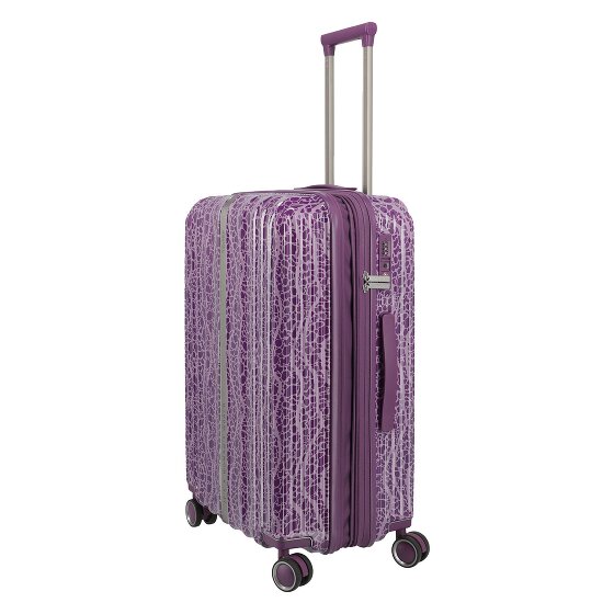 Travelite Lascana Edition 4 roulettes Trolley M 65 cm avec soufflet d'extension