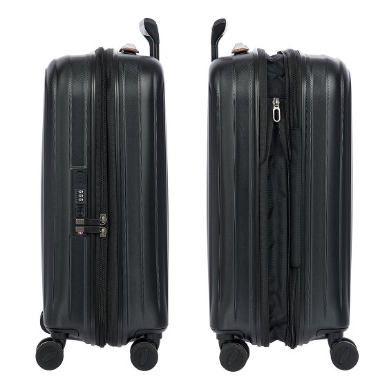 Bric's Taormina 4 roulettes Trolley S 57 cm avec soufflet d'extension