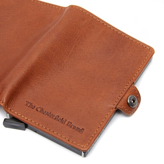 The Chesterfield Brand Albury Étui pour cartes de crédit Protection RFID Cuir véritable 7 cm