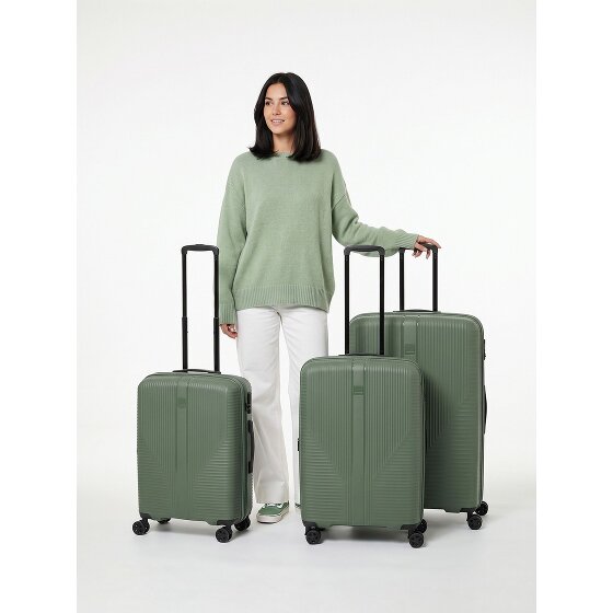 Travelite Air Stripe 4 roues Set de valises 3 pièces avec soufflet d'extension