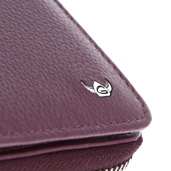 Golden Head Madrid Porte-monnaie Protection RFID Cuir véritable 11.5 cm