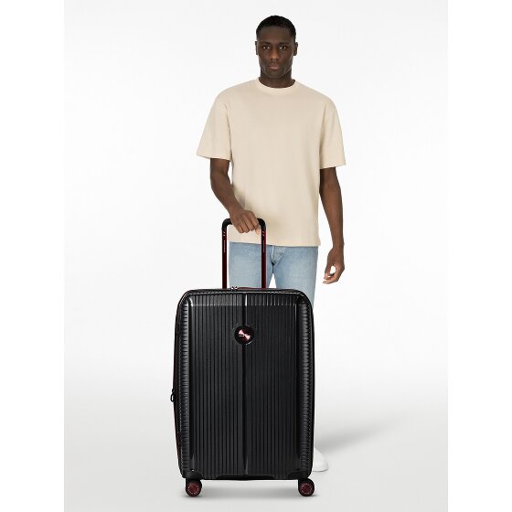 Polestream Paris 4 roulettes Trolley 69 cm avec soufflet d'extension