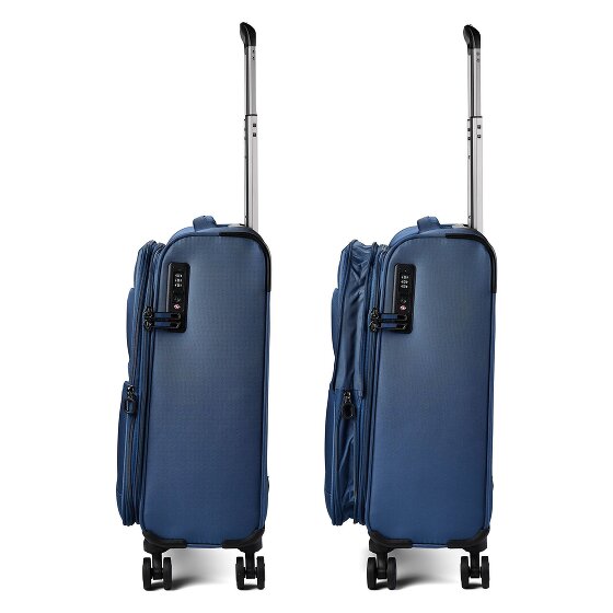 Cocoono Mauritius 4 roulettes Trolley de cabine S 58 cm avec soufflet d'extension