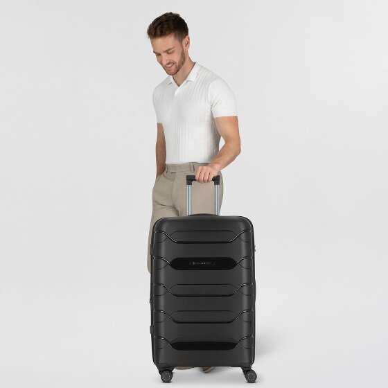 Polestream Strz by Asteroid 4 roulettes Trolley L 74 cm avec soufflet d'extension