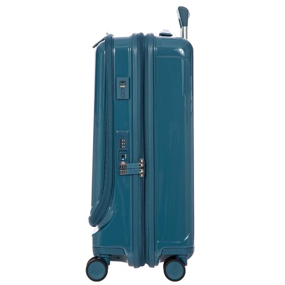 Bric's Positano 4 roulettes Trolley de cabine 55 cm avec soufflet d'extension