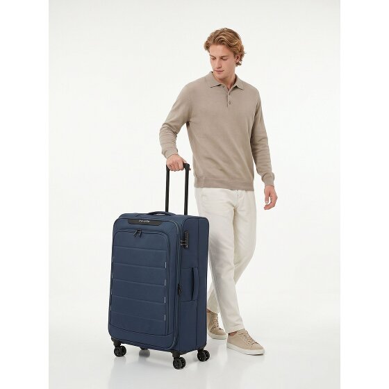 Travelite Skaii 4 roues Valise cabine L 78 cm avec soufflet d'extension
