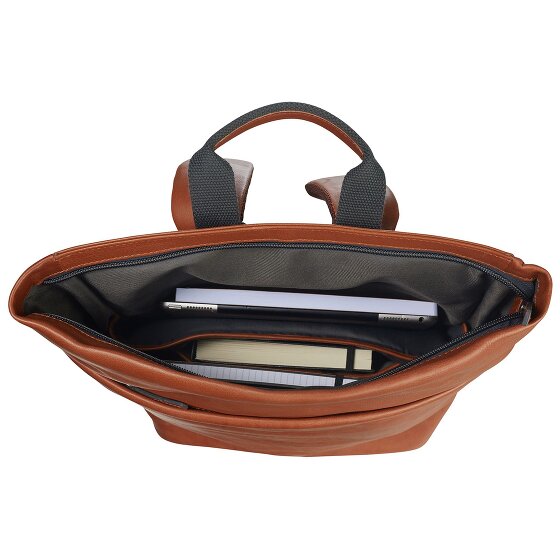 Leonhard Heyden Hamburg sac à dos en cuir 46 cm compartiment pour ordinateur portable