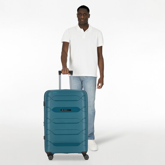 Polestream Strz by Asteroid 4 roulettes Trolley L 74 cm avec soufflet d'extension