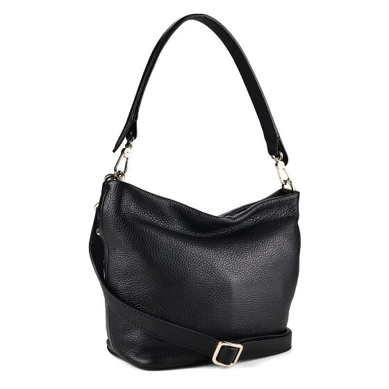 abro Ebony Sac à bandoulière Cuir véritable 30 cm