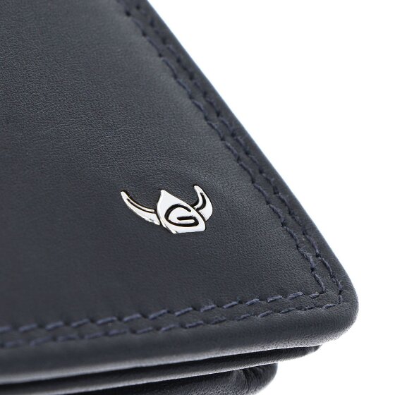 Golden Head Polo Porte-monnaie Protection RFID Cuir véritable 12 cm