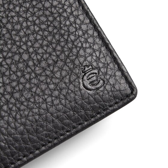 Esquire Texas Porte-monnaie Protection RFID Cuir véritable 12 cm