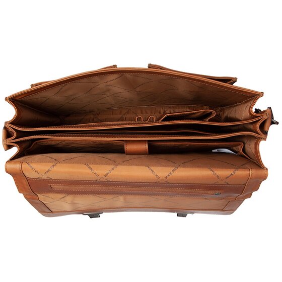 The Chesterfield Brand Springfield Attaché-case Cuir véritable 40 cm Compartiment ordinateur