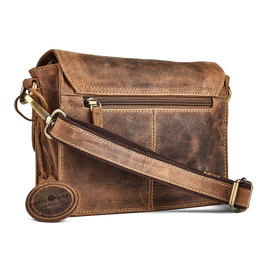 Greenburry Vintage Sac à bandoulière Cuir véritable 22 cm
