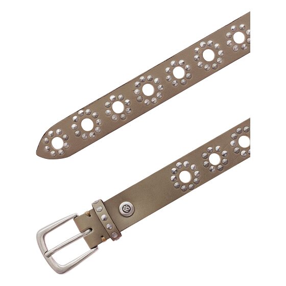 b.belt Ceinture à rivets Cuir véritable