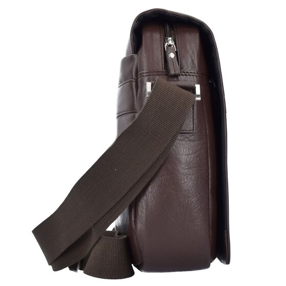 Esquire Sydney Messenger en cuir, 40 cm, compartiment pour ordinateur portable