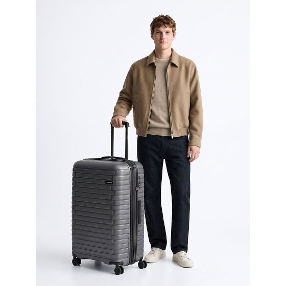 Pactastic Collection 04 THE LARGE + 4 roues Valise cabine L 75 cm '"avec soufflet d''extension"'