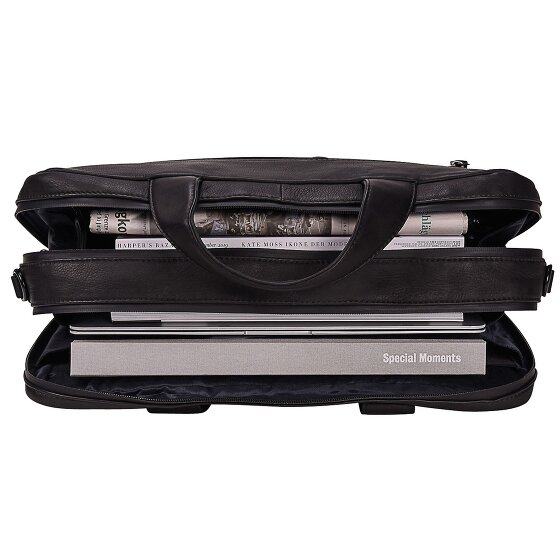 Leonhard Heyden Porte-documents Den Haag en cuir 40 cm pour ordinateur portable