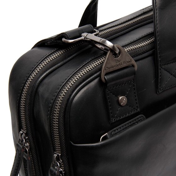 The Chesterfield Brand Iseo Attaché-case Cuir véritable 40 cm Compartiment ordinateur