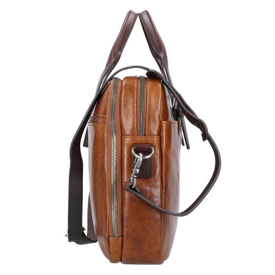 Castelijn & Beerens Rien Attaché-case Protection RFID Cuir véritable 41 cm Compartiment ordinateur