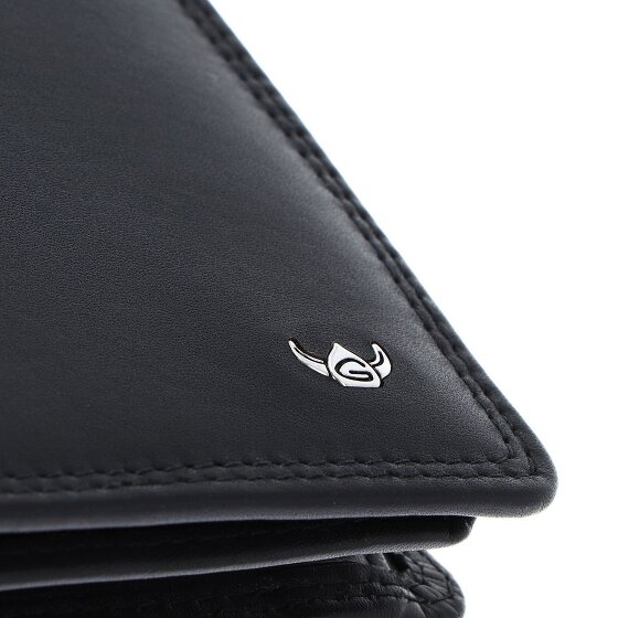 Golden Head Polo Porte-monnaie Protection RFID Cuir véritable 12 cm