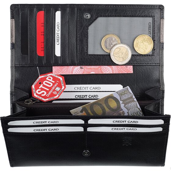 Bench Porte-monnaie RFID en cuir 18,5 cm