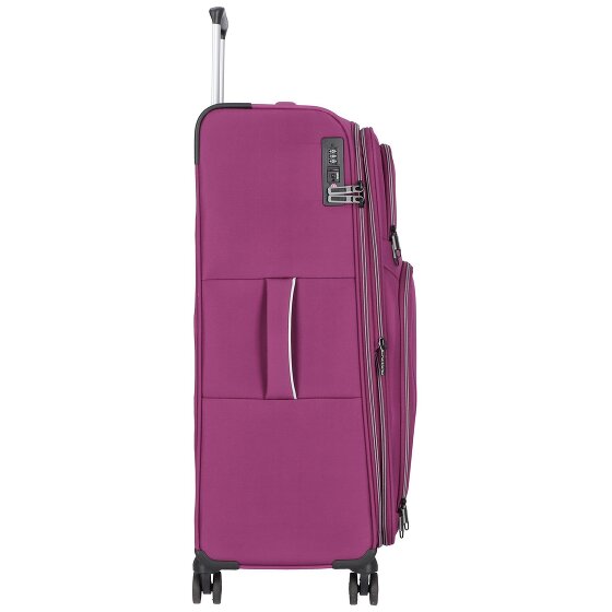 d&n Travel Line 9204 4 roues Valise cabine L 76 cm avec soufflet d'extension