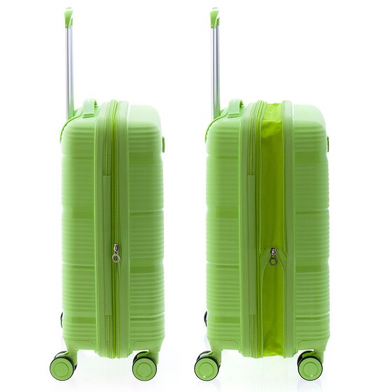 Gladiator 0800 4 roulettes Trolley de cabine 55 cm avec soufflet d'extension