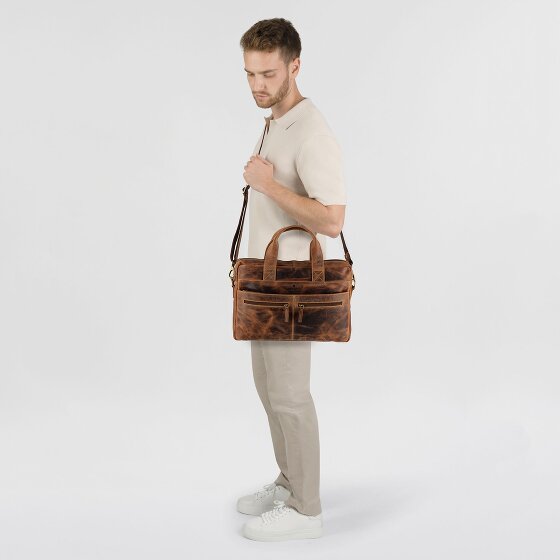 Greenburry Vintage Porte-documents Cuir 38 cm Compartiment pour ordinateur portable