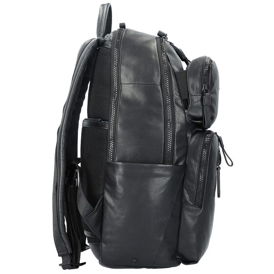 Piquadro Harper sac à dos en cuir 48 cm compartiment pour ordinateur portable