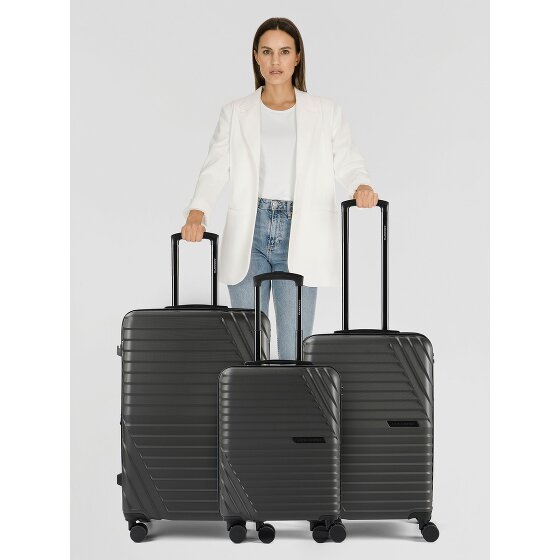 Cocoono Larnaka 4 roulettes Set de valises 3 pièces avec soufflet d'extension