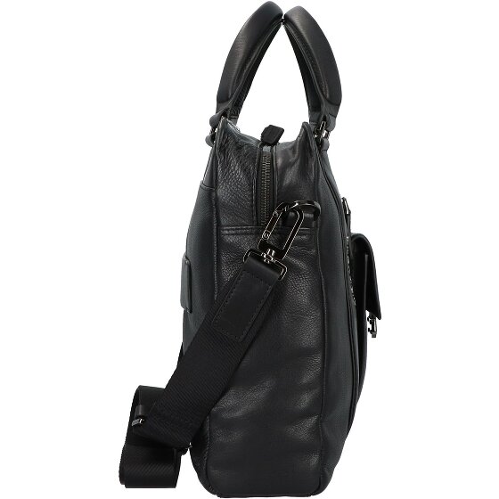 Piquadro Porte-documents Kobe 40 cm en cuir, compartiment pour ordinateur portable