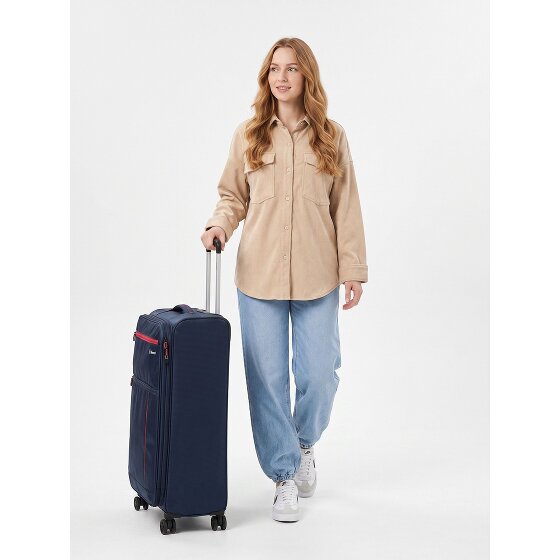 Benzi 5825 4 roues Valise cabine L 78 cm avec soufflet d'extension